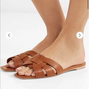 Saint Laurent Nu Pied Woven Sandal